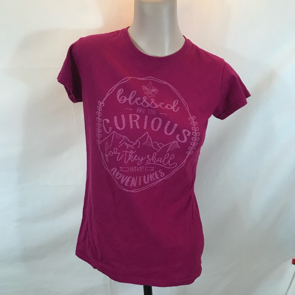 Women's Purplish Pink Graphic Tee